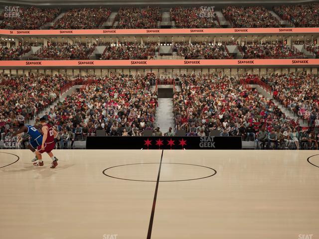United Center - Section Courtside South Seat View United Center - Section Courtside South Seat View