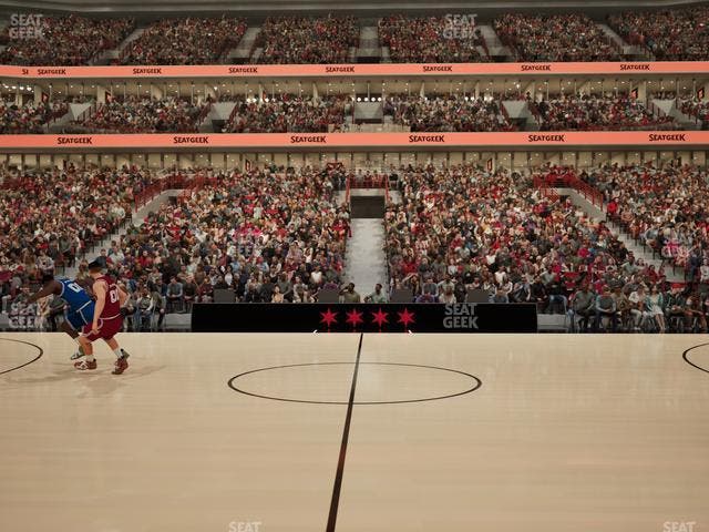 United Center - Section Courtside South Seat View