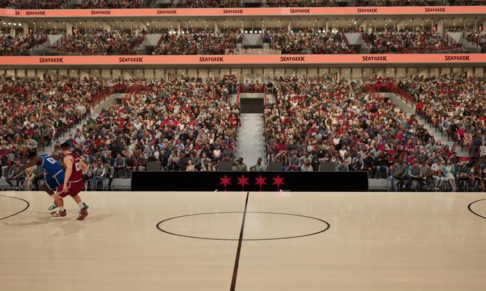 United Center - Section Courtside South Seat View