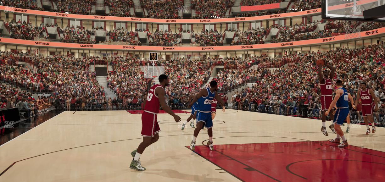 United Center - Section Courtside West Seat View