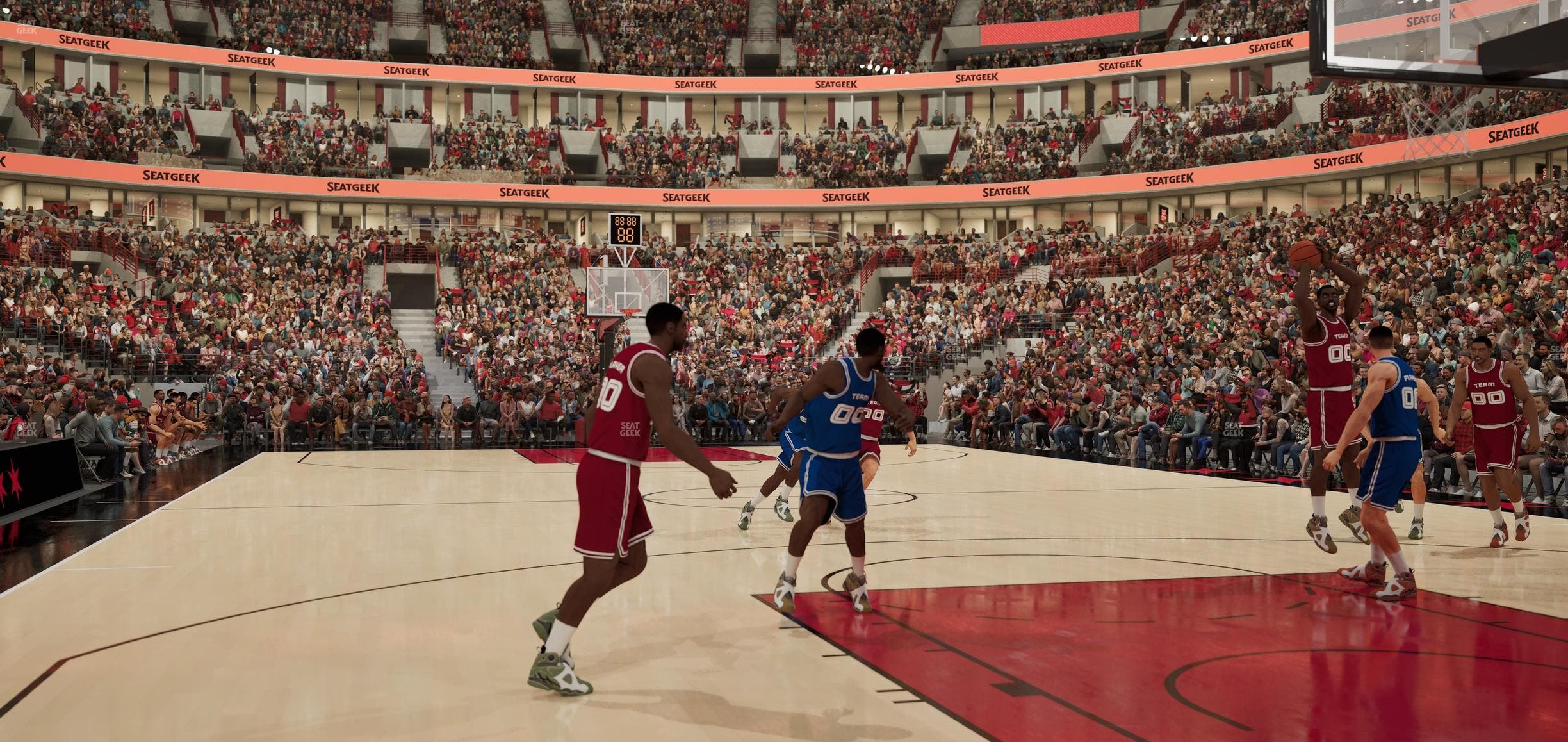 United Center - Section Courtside West Seat View