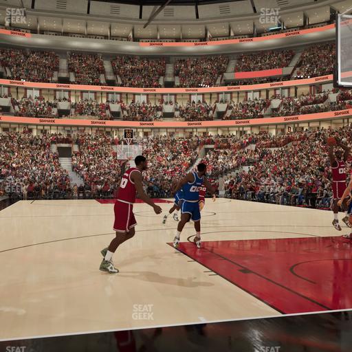United Center - Section Courtside West Seat View