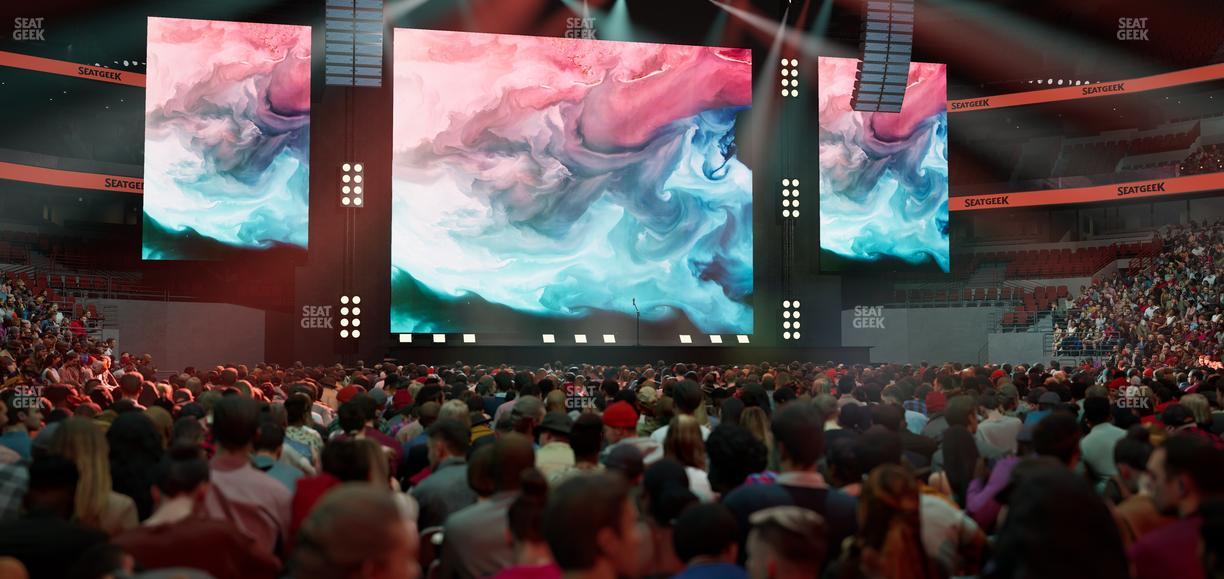 United Center - Section Floor 4 Seat View