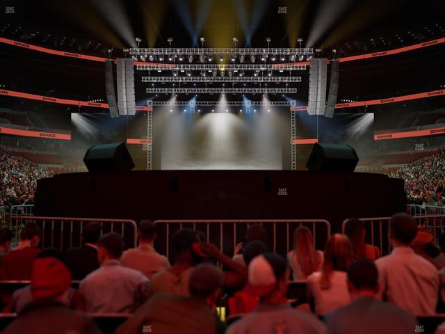 Official view from Section Floor 8 at United Center