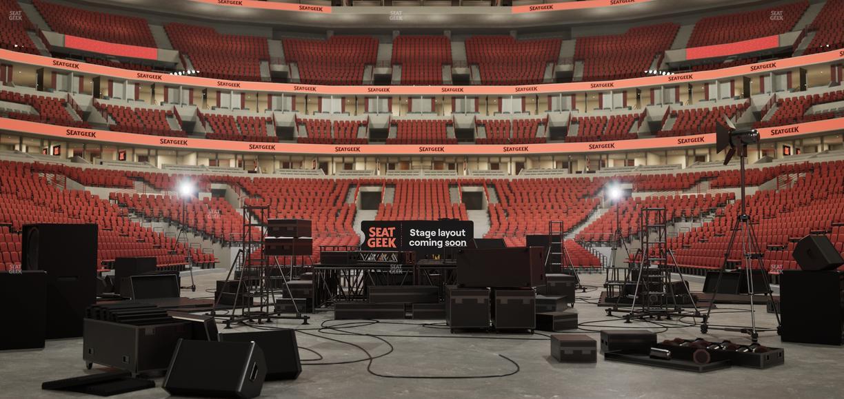 United Center - Section Floor Seat View