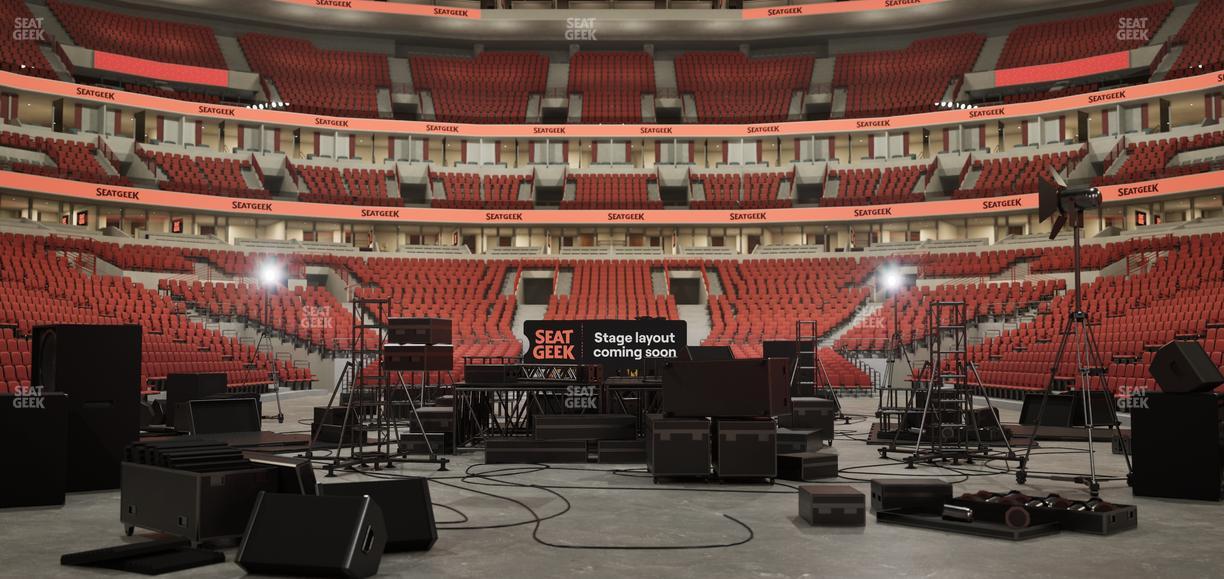 United Center - Section Floor Seat View
