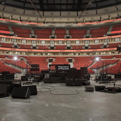 United Center - Section Floor Seat View