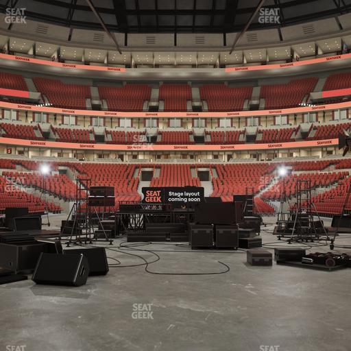 United Center - Section Floor Seat View