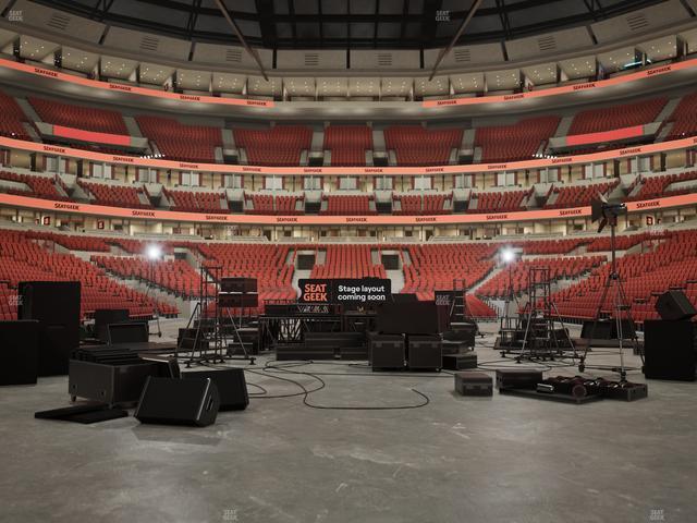 United Center - Section Floor Seat View United Center - Section Floor Seat View