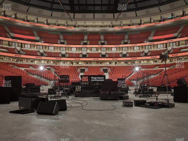United Center - Section Floor Seat View