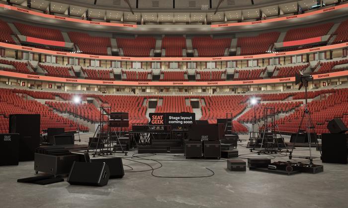 United Center - Section Floor Seat View