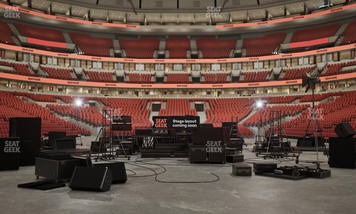 United Center - Section Floor Seat View