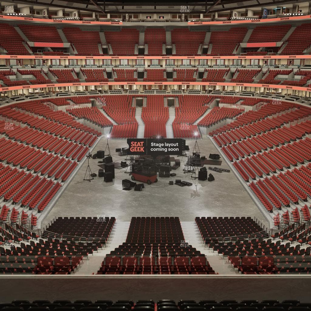United Center - Section Harris Club Seat View
