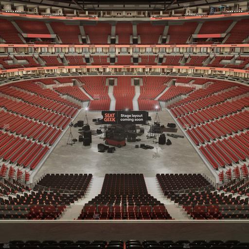 United Center - Section Harris Club Seat View