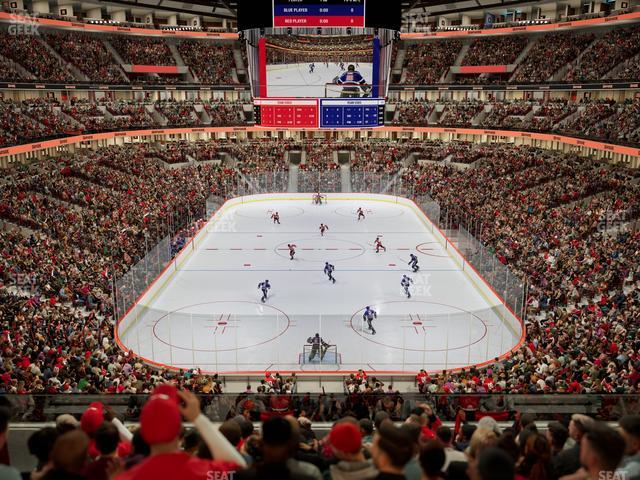 United Center - Section Harris Club Seat View
