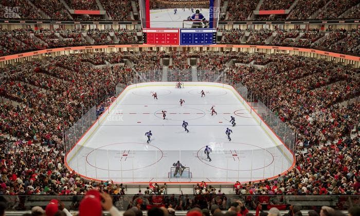United Center - Section Harris Club Seat View
