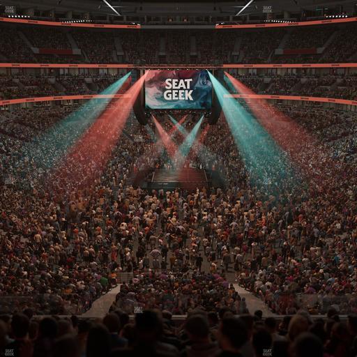 United Center - Section Harris Club Seat View