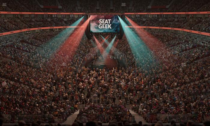 United Center - Section Harris Club Seat View