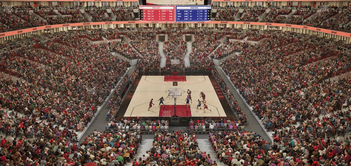 United Center - Section Harris Club Seat View