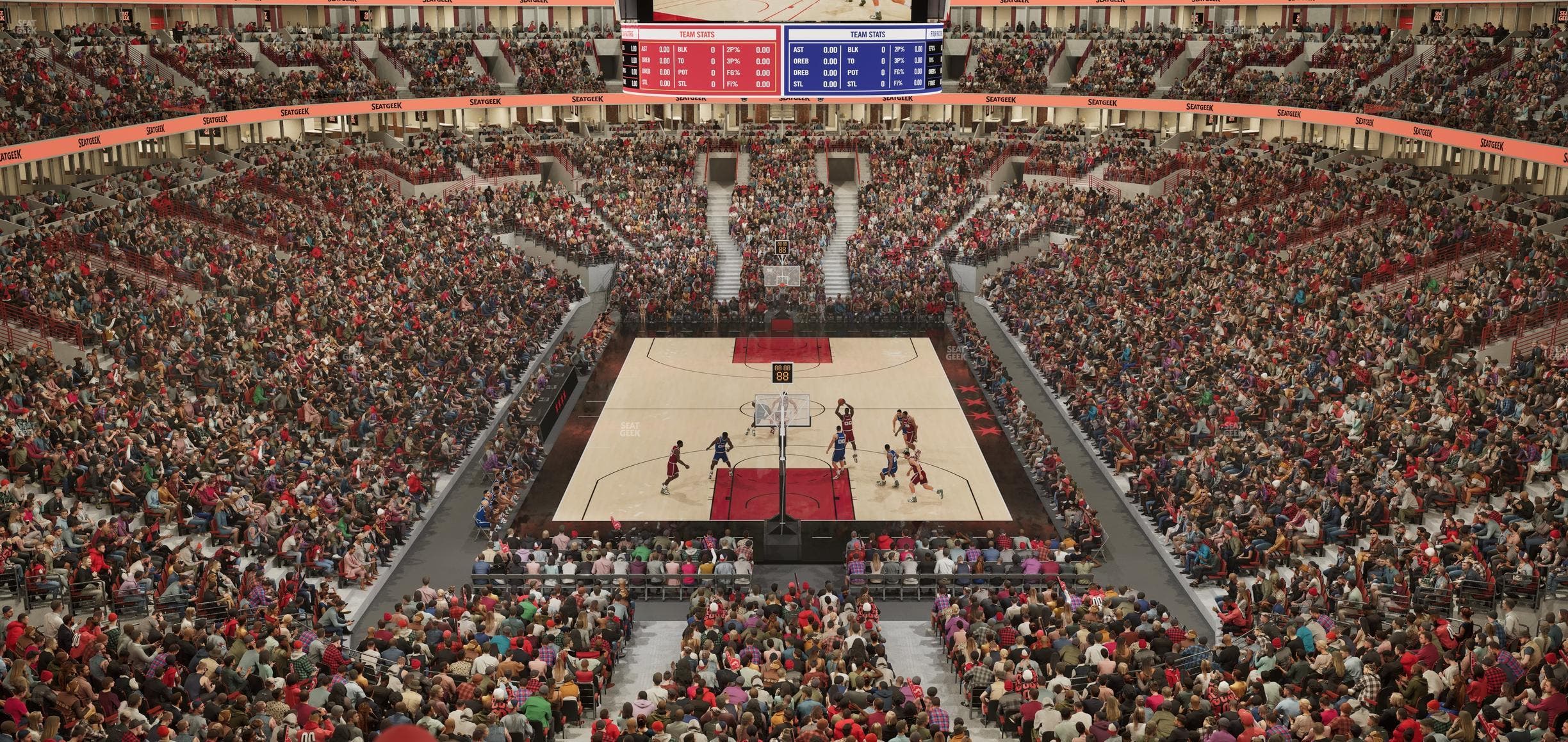 United Center - Section Harris Club Seat View