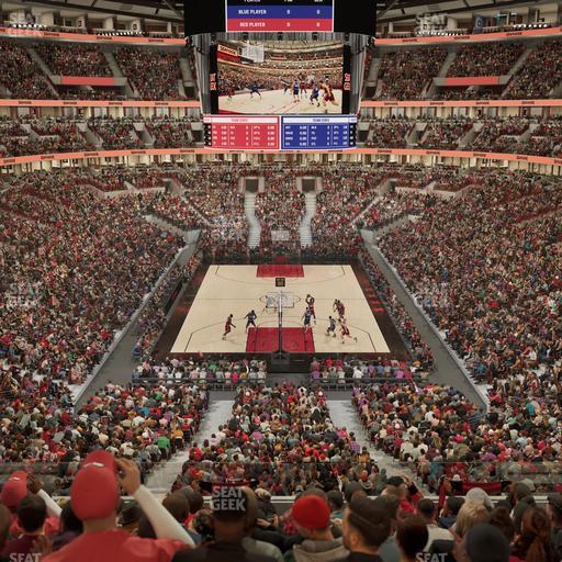 United Center - Section Harris Club Seat View