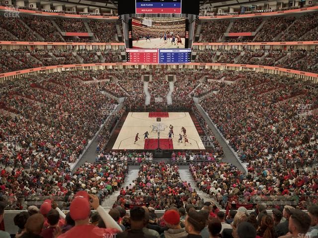 United Center - Section Harris Club Seat View