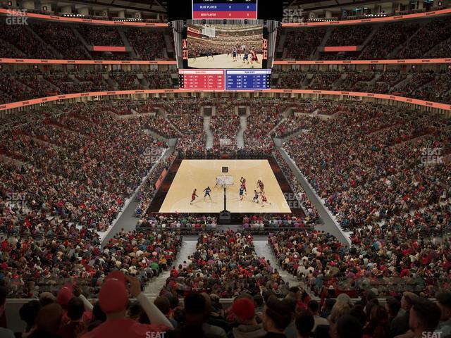 United Center - Section Harris Club Seat View