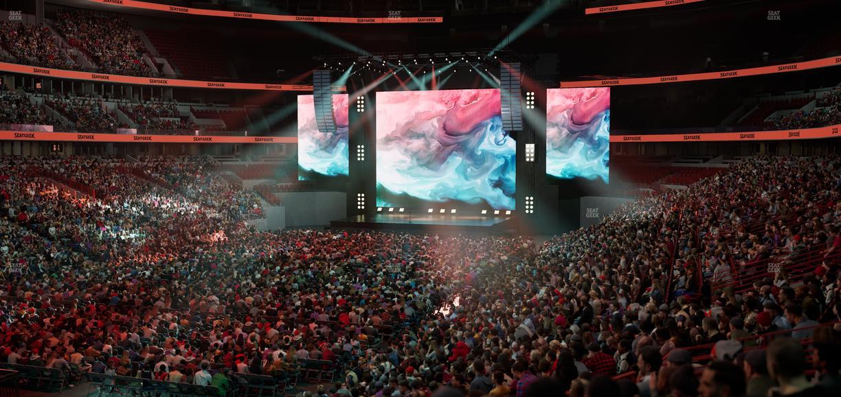 United Center - Section Level I Suite 10 Seat View