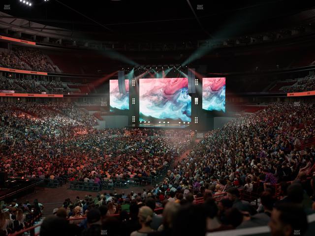 Vue officielle de la Section Level I Suite 11 au site United Center