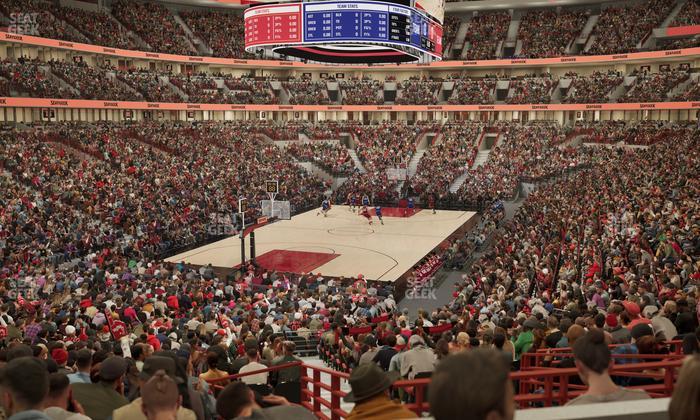 United Center - Section Level I Suite 12 Seat View