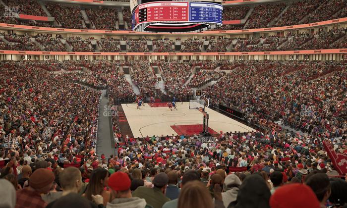 United Center - Section Level I Suite 18 Seat View