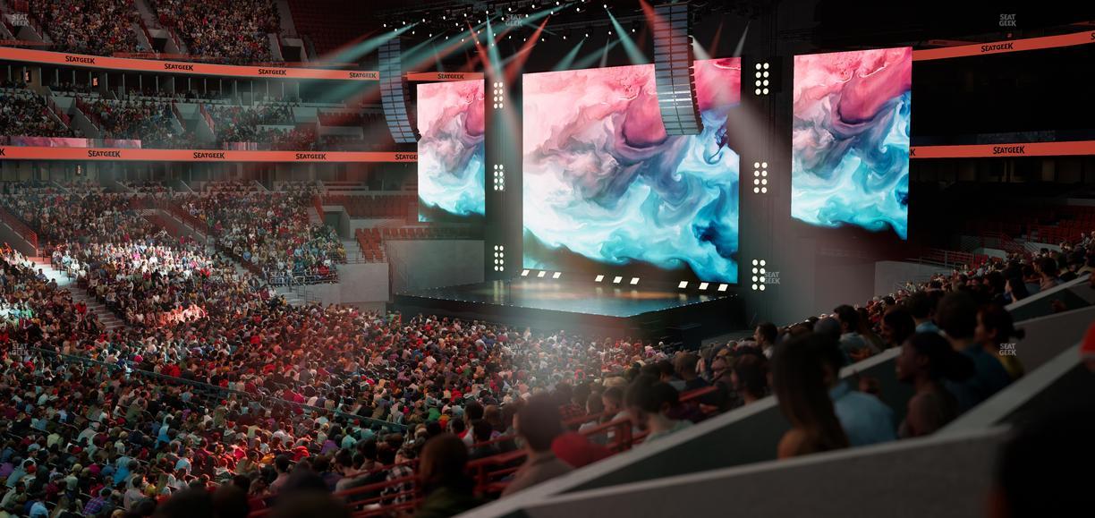 United Center - Section Level I Suite 4 Seat View