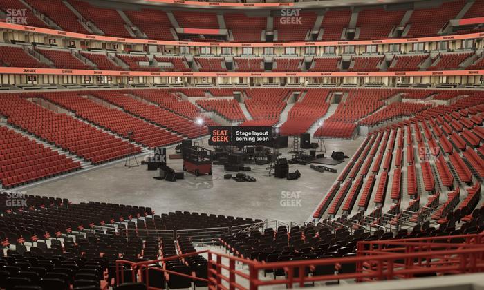 United Center - Section Level I Suite 42 Seat View