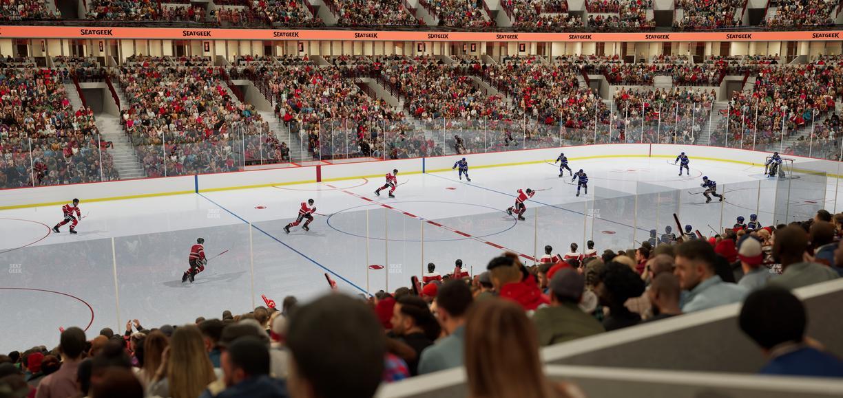 United Center - Section Level I Suite 5 Seat View
