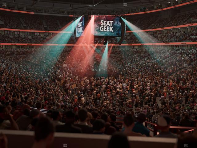 United Center - Section Level I Suite 50 Seat View