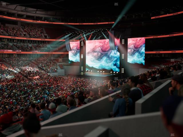 United Center - Section Level I Suite 6 Seat View United Center - Section Level I Suite 6 Seat View