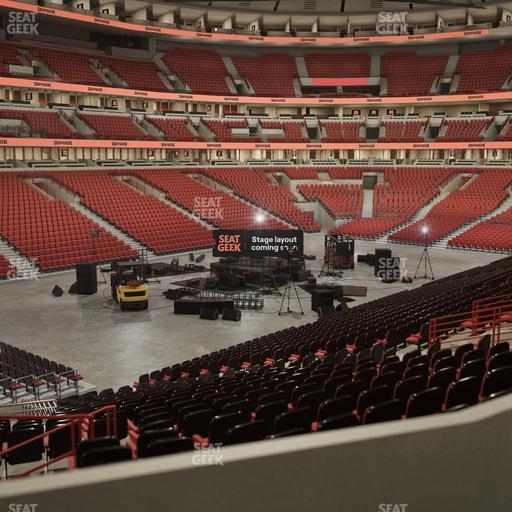 United Center - Section Level I Suite 8 Seat View