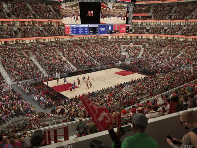 United Center - Section Level Ii Suite 44 Seat View United Center - Section Level Ii Suite 44 Seat View