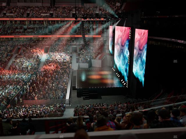 Vue officielle de la Section Level Ii Suite 67 au site United Center
