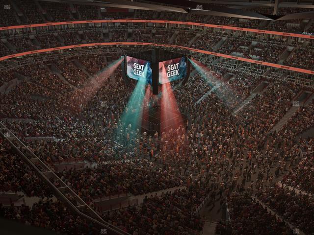 United Center - Section Level Iii Suite 74 Seat View