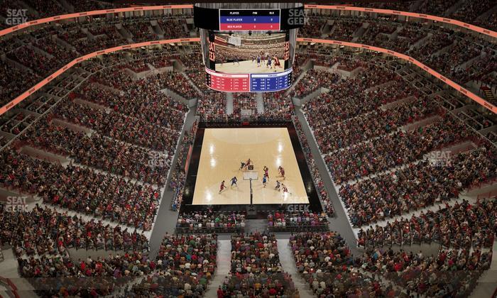 United Center - Section Super Suite D Seat View