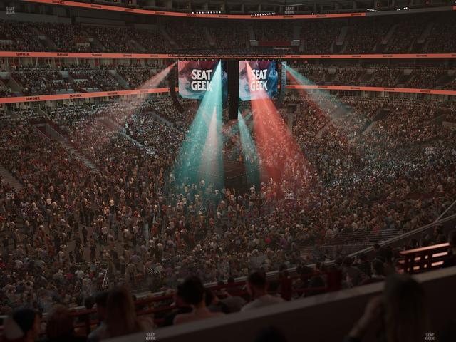 United Center - Section Theater Box 10 Seat View