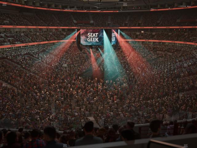 United Center - Section Theater Box 14 Seat View
