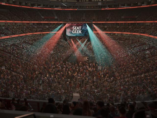 United Center - Section Theater Box 17 Seat View