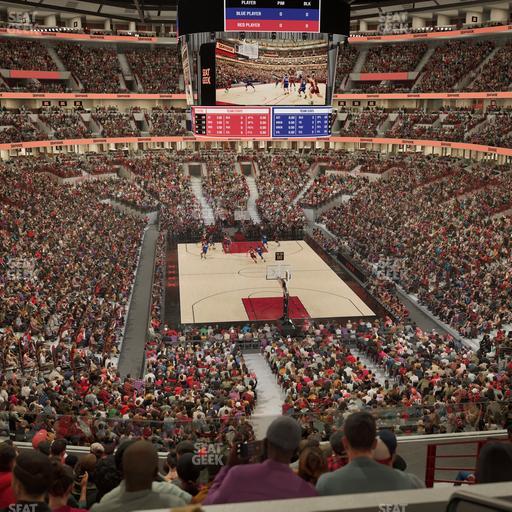 United Center - Section Theater Box 20 Seat View