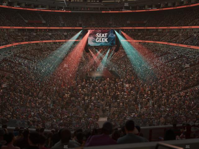 United Center - Section Theater Box 20 Seat View