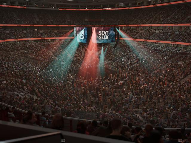 United Center - Section Theater Box 25 Seat View