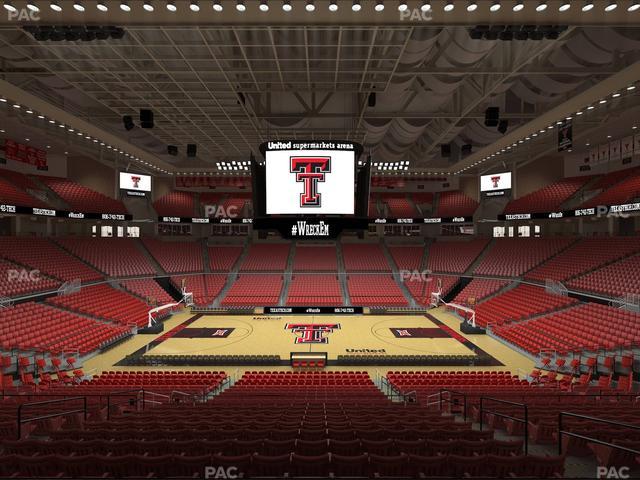 United Supermarkets Arena - Section 101 Seat View