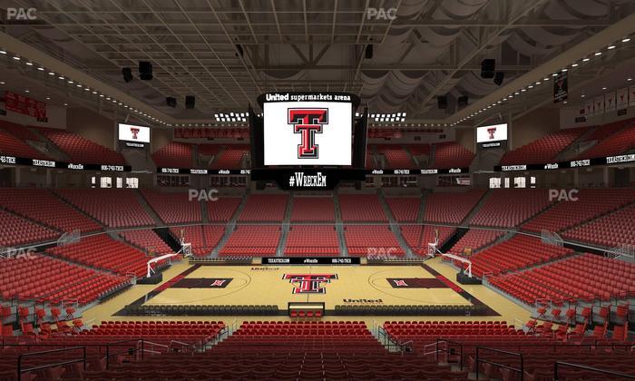 United Supermarkets Arena - Section 101 Seat View