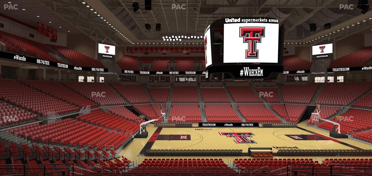 United Supermarkets Arena - Section 102 Seat View